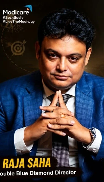 Raja Saha - Double Blue Diamond Director Modicare Kolkata
